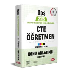 Data Yayınları 2025 Ceza ve Tevkifevleri Genel Müdürlüğü Öğretmen ÜDS Konu Anlatımlı