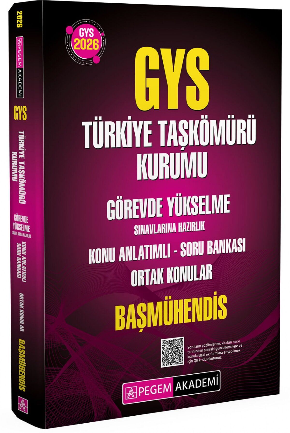 Pegem 2026 GYS Türkiye Taşkömürü Kurumu Başmühendis Ortak Konular Konu Anlatımlı Soru Bankası Görevde Yükselme Pegem Akademi Yayınları