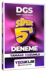 Yediiklim 2026 DGS Süper 5 li Deneme Çözümlü Yediiklim Yayınları