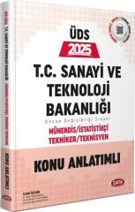 Data Yayınları 2025 ÜDS T.C. Sanayi ve Teknoloji Bakanlığı Mühendis İstatistik Tekniker Teknisyen Konu Anlatımlı