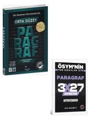 Edebiyat Sokağı 2027  Tüm Zamanların Tüm Sınavları İçin Orta Düzey Paragraf Soru Bankası+ EVP Akademi Paragraf