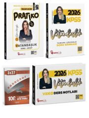Anla Kazan + Hoca Kafası 2026 KPSS Vatandaşlık Pratiko + Soru Bankası + Video Ders + Paragraf Deneme 4 lü Set