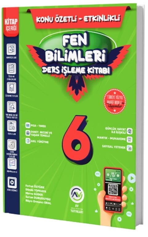 Av Yayınları 6. Sınıf Fen Bilimleri Ders İşleme Kitabı