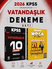 Hoca Kafası 2026 KPSS Vatandaşlık 21 Deneme & KPSS Vatandaşlık 10 Deneme EVP Akademi Seti