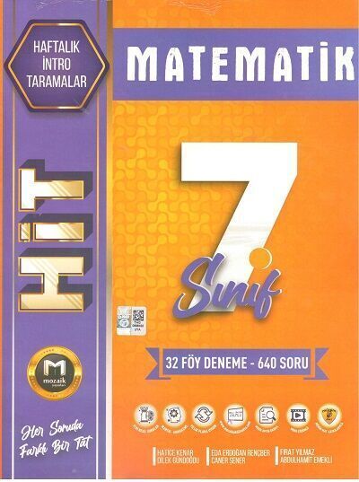 Mozaik Yayınları 7. Sınıf Matematik Hit 32 lı Deneme