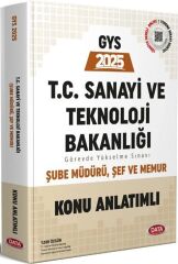 Data 2026 GYS Sanayi ve Teknoloji Bakanlığı Şube Müdürü, Şef ve Memur Konu Anlatımlı Görevde Yükseltme Data Yayınları