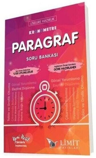 Limit Yayınları 8. Sınıf LGS Kronometre Paragraf Soru Bankası