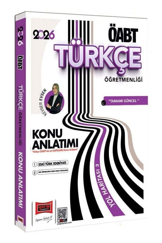 Yargı 2026 ÖABT MEB-AGS Türkçe Yol Haritası-3 Eski Türk Edebiyatı Konu Anlatımı - Kevser Evsen Yargı Yayınları