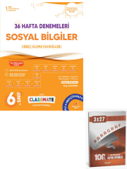 Okyanus 2027 6. Sınıf Classmate 36 Hafta Denemeleri Sosyal Bilgiler Süreç İzleme  Fasikülleri+ Anla Kazan Paragraf