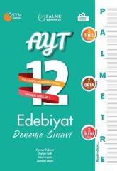 Palme Yayınları AYT Edebiyat Palmetre Serisi 12 Deneme Video Çözümlü