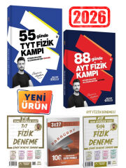 Parlayan Proje 55 Günde TYT 88 Günde AYT Fizik Kampı + Ders Ortamı TYT AYT Fizik Paragraf Deneme 5l