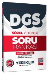 Yediiklim 2026 DGS Prestij Sözel Yetenek Soru Bankası Çözümlü Yediiklim Yayınları