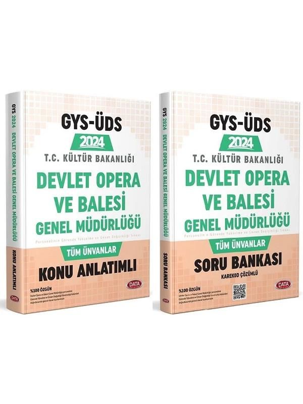 2024 GYS ÜDS Kültür Bakanlığı Devlet Opera ve Balesi Genel Müdürlüğü Konu + Soru Set Data Yayınları