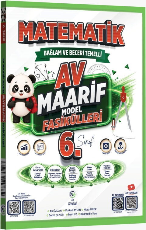 Av Yayınları 6. Sınıf Matematik Maarif Model Fasikülleri