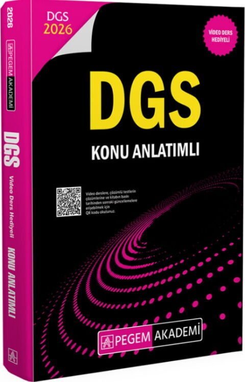Pegem 2026 DGS Konu Anlatımlı Pegem Yayınları
