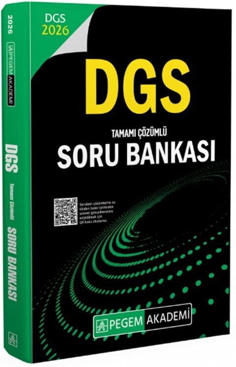 Pegem 2026 DGS Tamamı Çözümlü Soru Bankası Pegem Yayınları
