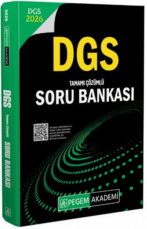 Pegem 2026 DGS Tamamı Çözümlü Soru Bankası Pegem Yayınları