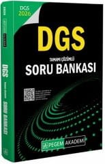 Pegem 2026 DGS Tamamı Çözümlü Soru Bankası Pegem Yayınları