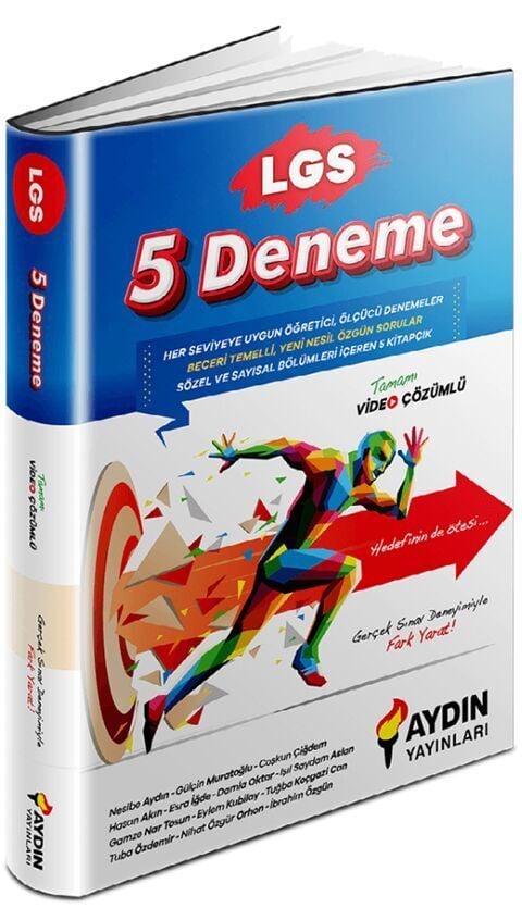 Aydın Yayınları 8. Sınıf LGS 5 li Deneme