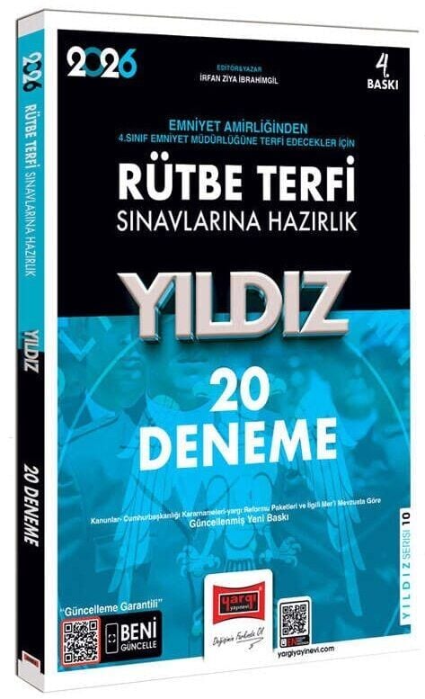 Yargı 2026 Rütbe Terfi 20 Deneme Çözümlü Yıldız Serisi Yargı Yayınları
