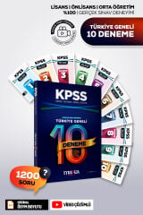 KPSS 2026 Genel KÜLTÜR Genel YETENEK Türkiye Geneli 10 Deneme | Video Çözümlü |