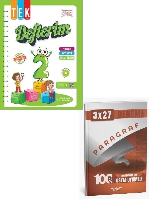 Palme 2027 2. Sınıf Tek Defterim+ Anla Kazan Paragraf