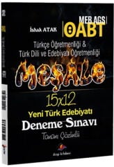 Dizgi Kitap 2026 MEB AGS ÖABT Meşale Türkçe - Türk Dili ve Edebiyatı Öğretmenliği Yeni Türk Edebiyatı 15 Deneme Sınavı