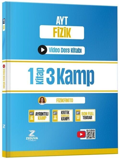 Zeduva YKS AYT Fizikfinito Video Ders Kitabı - Didar Baskın Zeduva Yayınları