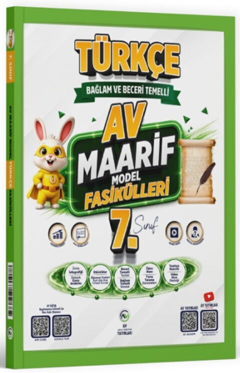 Av Yayınları 7. Sınıf Türkçe Maarif Model Fasikülleri