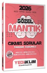 Yediiklim 2026 KPSS MEB-AGS ALES DGS Sözel Mantık Çıkmış Sorular Çözümlü Yediiklim Yayınları