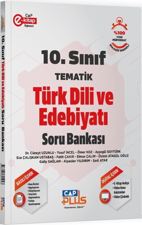 Çap Yayınları 10. Sınıf Türk Dili ve Edebiyatı Tematik Soru Bankası