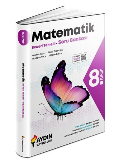 Aydın Yayınları 8. Sınıf Matematik Beceri Temelli Soru Bankası