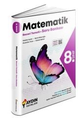 Aydın Yayınları 8. Sınıf Matematik Beceri Temelli Soru Bankası