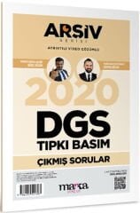 Marka DGS 2020 Sınavı Çıkmış Sorular Tıpkı Basım Çözümlü Yektuğ Mat - Yasin Kara Marka Yayınları