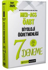Pegem 2025 ÖABT MEB-AGS Biyoloji Öğretmenliği 7 Deneme Çözümlü Pegem Yayınları