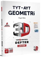 3D Yayınları YKS TYT AYT Geometri Video Destekli Defter 2. Kitap 3D Yayınları