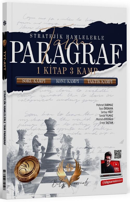 Bilgi Sarmal YKS TYT Tam Paragraf Stratejik Hamlelerle 1 Kitap 3 Kamp Bilgi Sarmal Yayınları