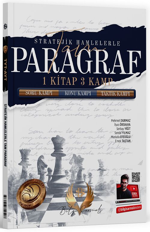 Bilgi Sarmal YKS TYT Tam Paragraf Stratejik Hamlelerle 1 Kitap 3 Kamp Bilgi Sarmal Yayınları