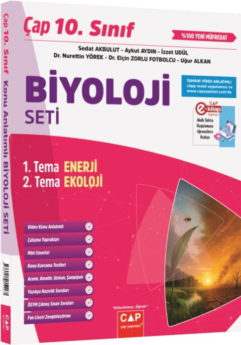 Çap Yayınları 10. Sınıf Biyoloji Seti