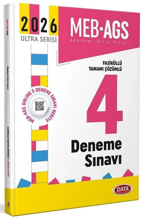 Data 2026 MEB-AGS Tüm Dersler 4 Deneme Fasiküllü Çözümlü Ultra Serisi Data Yayınları