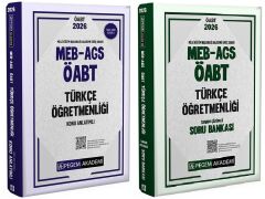 Pegem 2026 ÖABT MEB-AGS Türkçe Öğretmenliği Konu Anlatımlı + Soru Bankası 2 li Set Pegem Akademi Yayınları