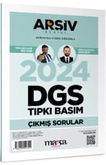 Marka DGS 2024 Sınavı Çıkmış Sorular Tıpkı Basım Çözümlü Yektuğ Mat - Yasin Kara Marka Yayınları