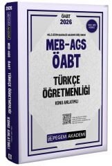Pegem 2026 ÖABT MEB-AGS Türkçe Öğretmenliği Konu Anlatımlı Pegem Akademi Yayınları