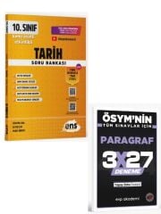 ENS 2027 10. Sınıf Tarih Etkinlikli Soru Bankası+ EVP Akademi Paragraf