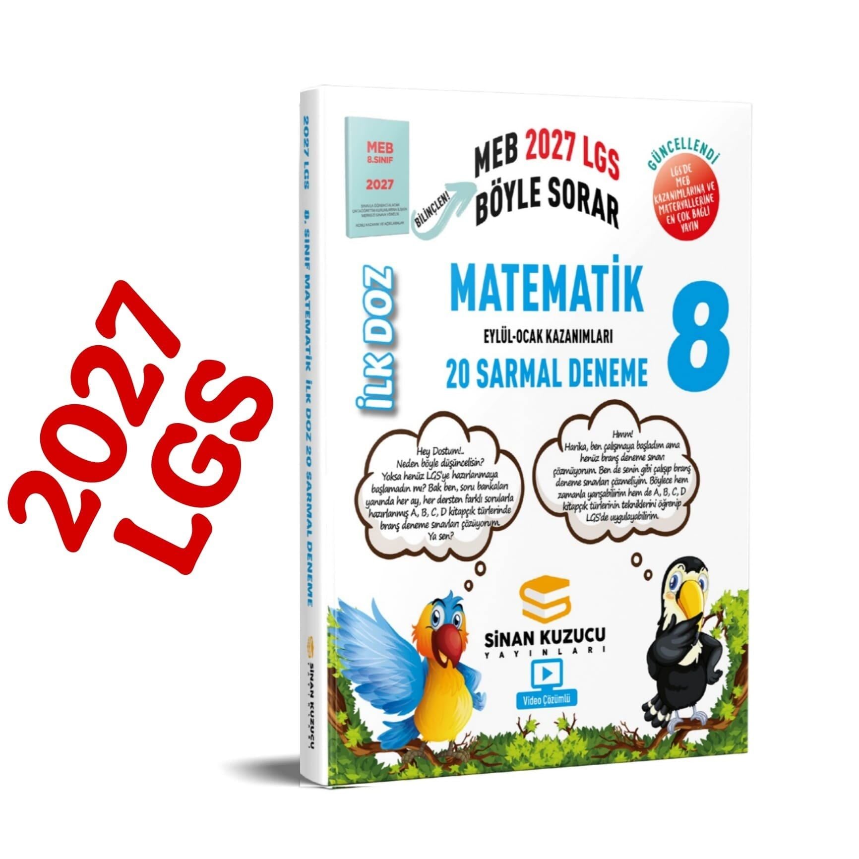 Sinan Kuzucu 2027 8. Sınıf İlk Doz Matematik Sarmal Deneme