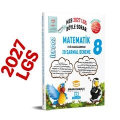 Sinan Kuzucu 2027 8. Sınıf İlk Doz Matematik Sarmal Deneme