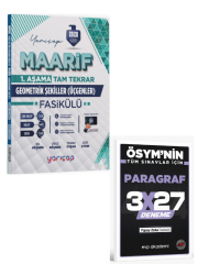 YarıÇap Yayınları 2028 Geometrik Şekiller Maarif Fasikülü 1. Aşama Güncel Müfredat+ Anla Kazan Paragraf