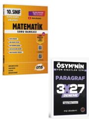 ENS 2027 10. Sınıf Matematik Etkinlikli Soru Bankası+ EVP Akademi Paragraf