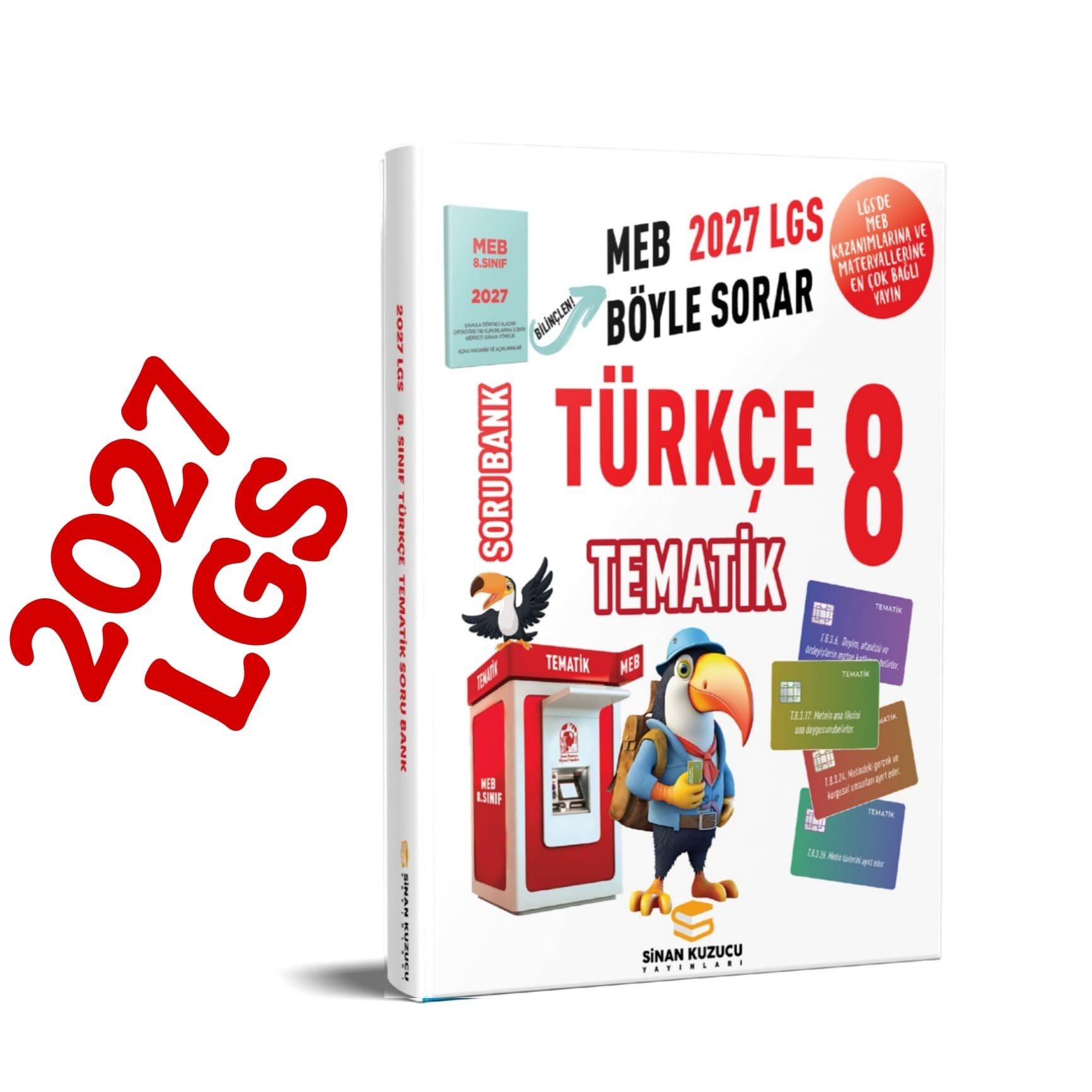 Sinan Kuzucu 2027 8. Sınıf Tematik Türkçe Soru Bankası