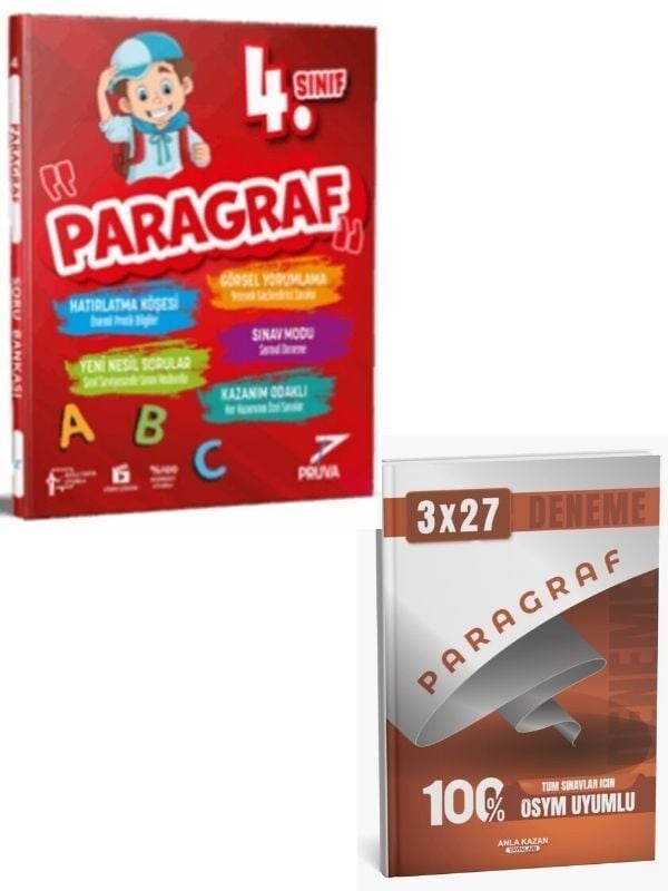 Pruva 2027 4. Sınıf Paragraf Soru Bankası+ Anla Kazan Paragraf